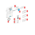 GEBERIT - Geberit-těsnění vyp.ventilu WC 63x32mm 816.418.00.1 816.418.00.1