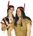 Ptakoviny.cz Paruka indiánská s copy - dámská