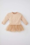 DEFACTO Baby Girl Long Sleeve Tutu Sweat Dress