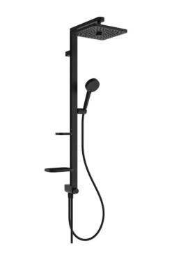 IDEAL STANDARD - CeraTwist ALU+ Sprchový set bez baterie, 26x26 cm, 2 proudy, hedvábná černá BE213XG