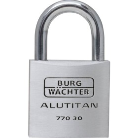Burg Wächter 36021 visací zámek 30.00 mm zámky s různými klíči hliník na klíč