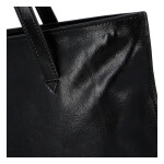 Stylová a praktická dámská kožená taška Josette, černá
