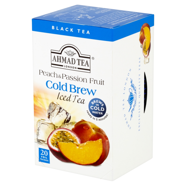 Ahmad Tea | Peach & Passion Fruit Cold Brew | 20 alu sáčků