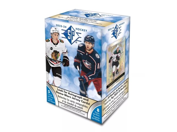 Hokejové Karty NHL 2023-24 Upper Deck SP Hockey Blaster Box