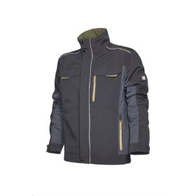 Montérková bunda URBAN H6412 pánská černo-šedá 4XL černo-šedá
