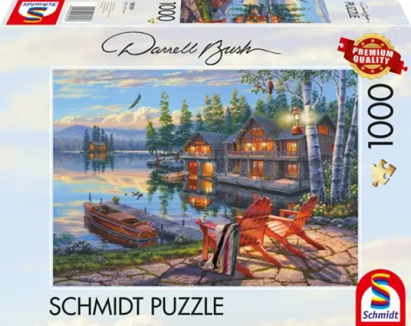 SCHMIDT Puzzle Břehy jezera Loon Lake, New York