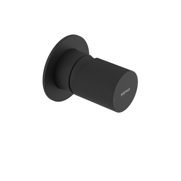 SAPHO - ULTRATAP podomítková sprchová baterie, 1 výstup, černá mat UT041TB