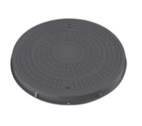 MIDAS Poklop ECO B125 kN (12,5t) DN 600 kruh, h=60mm,uzam. 1skr. s těsněním, OD 785mm p6407