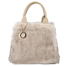 Módní dámská kabelka do ruky Máia, krémová