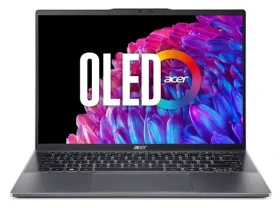 Acer Swift Go 14 (SFG14-63-R6E2) šedá / Notebook / 14" 2880x1800 OLED / AMD Ryzen 7 8845HS / 16GB / 512GB SSD / AMD (NX.KTSEC.004)