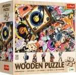 TREFL Dřevěné puzzle Ve světě hudby