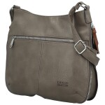 Módní dámská koženková crossbody kabelka Coveri Kisha, šedá