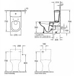 VILLEROY & BOCH - Hommage Splachovací nádržka, boční napouštění, TitanGlaze, CeramicPlus, alpská bílá 772111R1