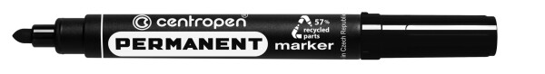 Centropen 8566 permanentní popisovač kulatý černý 2,5 mm