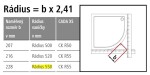 Kermi čtvrtkruh Cada XS R55 posuv, 900x2000, čiré sklo clean, profil stříbrný lesk CKR5509020VPK