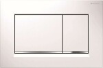 GEBERIT - Duofix Set předstěnové instalace, klozetu Alpha a sedátka softclose, tlačítko Sigma30, bílá/chrom SANI11CD3104