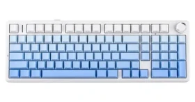 AULA F99 Pro modrá / Mechanická herní klávesnice / RGB / drátová i bezdrátová / USB-C (AUF99P-GB-NV3-E)