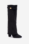 Kozačky na podpatku model 202728 Step in style 40