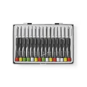 Nedis Sada šroubováků 15ks / 3x PH / 4x Flat / 4x Hex / 4x Tx (SDAS110VA)