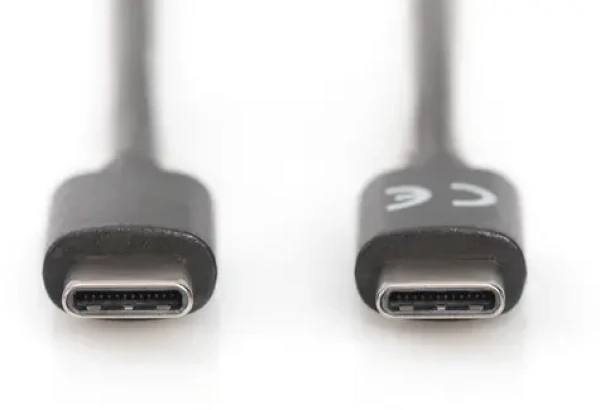 Digitus černá / Kabel USB-C na USB-C / USB 2.0 / 1 m (AK-300138-010-S)
