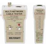 VOLTCRAFT CT-7 tester kabelů, pro 9-pólové, 15-pólové, 25-pólové SUB-D, 15-pólové SUB-HD, Centronics, USB A + B, IEEE 13