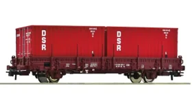 Roco 6600138 Klanicový vůz s kontejnery DSR DR