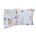 Stanex Povlak na polštářek krepový Flora bílá (LS211) ROZMĚR: 40 x 40 cm
