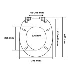 WC sedátko MDF SOFT CLOSE AMARGURA AWD Interior 1977 AWD02181977