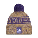 New Era Pánská zimní čepice Minnesota Vikings NFL Throwback 2025 Sideline Sport Knit