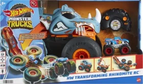 Mattel Hot Wheels RC Monster Trucks Transformující se Rhinomite