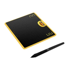 Huion HS64 SE žluto-černá / Grafický tablet / 160 x 102 mm / 5080 LPI / 8192 úrovní tlaku / microUSB (HS64 SE)