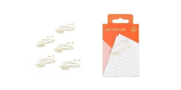 Kancelářské sponky Cat Dog - Kočky 5 ks