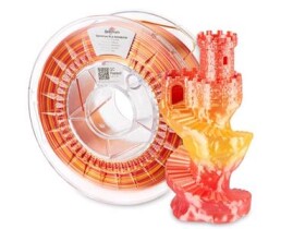 Filament Spectrum PLA SILK RAINBOW 1.75mm FIRE RED 1kg
