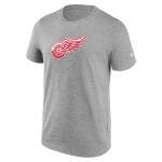 Fanatics Pánské tričko Detroit Red Wings Primary Logo Graphic T-Shirt Sport Gray Heather Velikost: