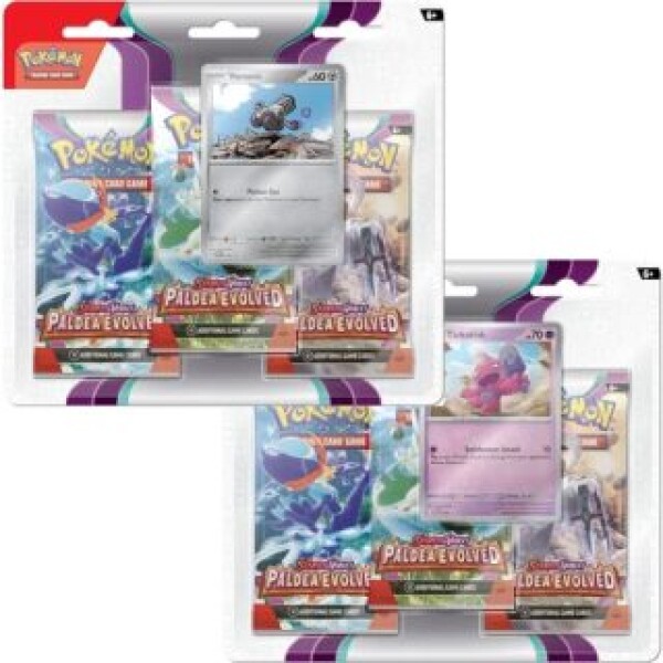 Pokémon TCG SV02 Paldea Evolved 3 Blister Booster