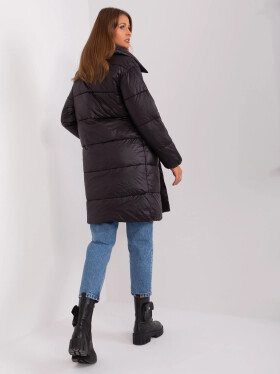 Černá lehká dámská prošívaná zimní bunda Factory Price (TR8310) odstíny černé S (36)