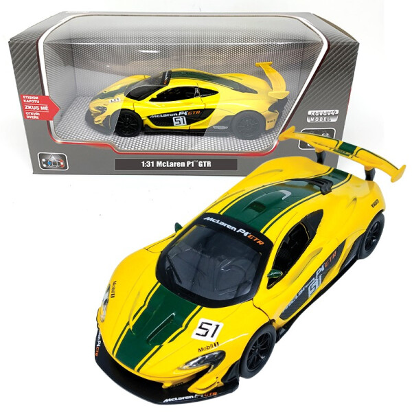 Kovový model - 1:31 Mclaren P1 GTR - Sparkys