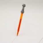 LEGO Star Wars Gelové pero Světelný meč oranžové