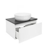 Koupelnová skříňka s krycí deskou SAT B-WAY 59x30x45 cm bílá lesk BWAY60WZ BWAY60WZ