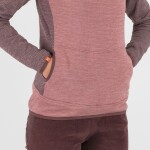 KARPOS W Camoscio W Hoodie, Deco Rose/Huckleberry velikost: S