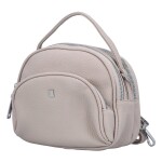 Buclatá malá dámská koženková crossbody Nardy, šedá