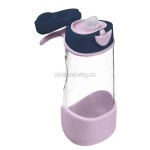 B.box 610 Sport lahev na pití 450 ml - indigo/růžová