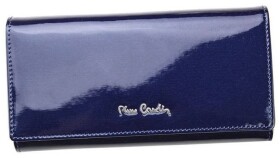 Luxusní dámská kožená lakovaná peněženka Pierre Cardin Thalia,modrá