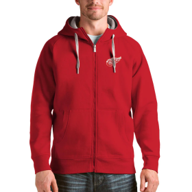 Antigua Pánská Mikina Detroit Red Wings Logo Victory Full-Zip Hoodie Red Velikost: