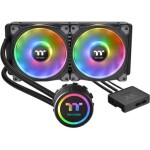 THERMALTAKE Floe DX RGB 280 černá / AIO vodní chladič CPU / 2x 140 mm / 1400 RPM @ 26.2 dB / 60.87 CFM (CL-W257-PL14SW-A)