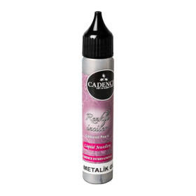 Tekuté perly metalické Cadence Stříbrná 25 ml