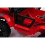 Mamido Elektrické autíčko OFF ROAD EXTREME 4x4 červené 24V | 200W | 50 kg | EVA | LED | 2,4Ghz | ECO kůže