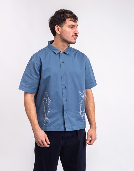 Service Works Mackerel Shirt SLATE L