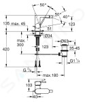 GROHE - Plus Bidetová baterie s výpustí, chrom 33241003