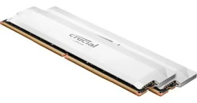 Crucial Pro OC 32GB (2x16GB) bílá / Operační paměť / DDR5 6000MHz / CL36 / UDIMM / 1.35V / XMP 3.0 / EXPO (CP2K16G60C36U5W)
